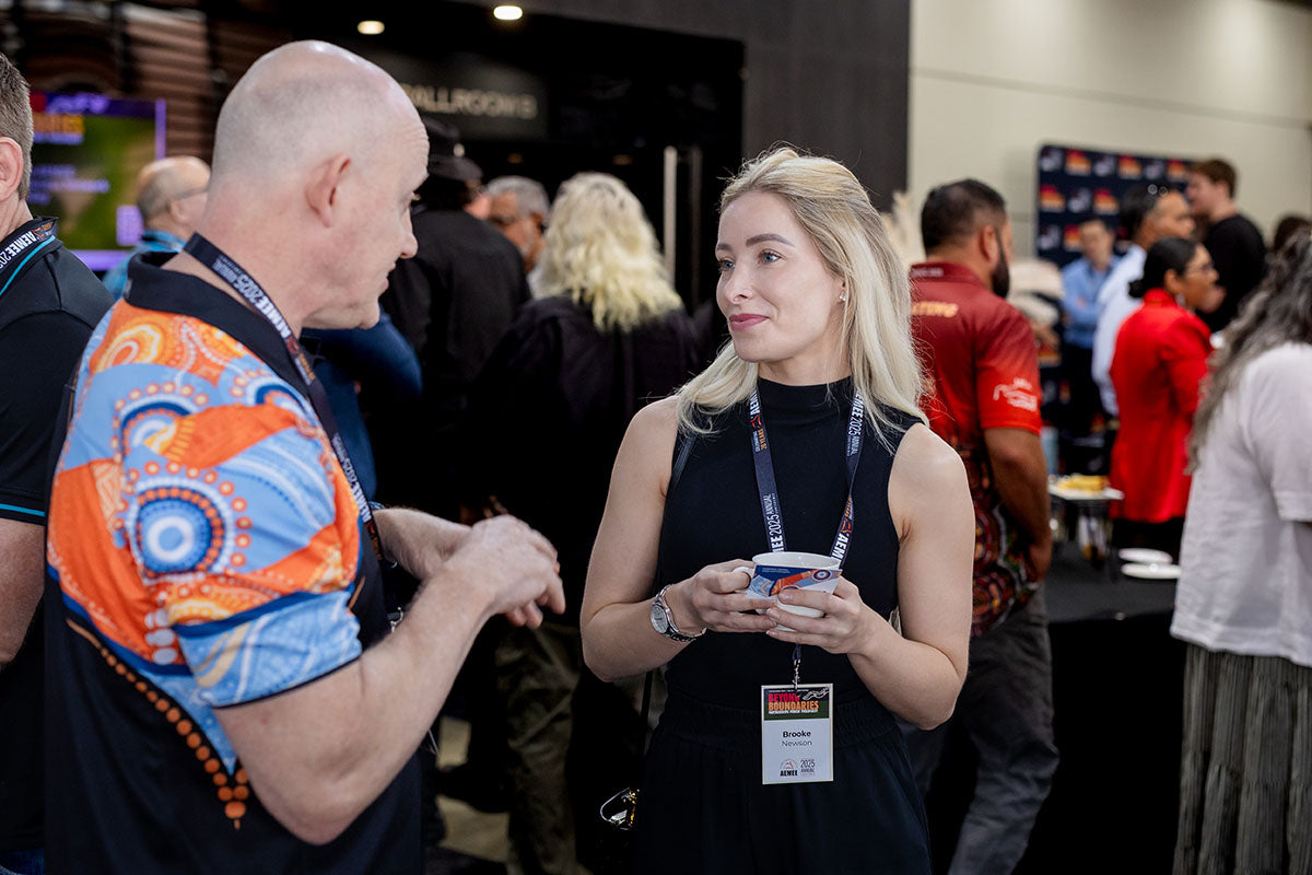 Delegates networking at the AEMEE 2025 Annual Conference Day 1, Darwin