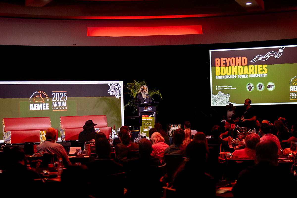 Keynote speaker at the AEMEE 2025 Annual Conference Day 1, Darwin