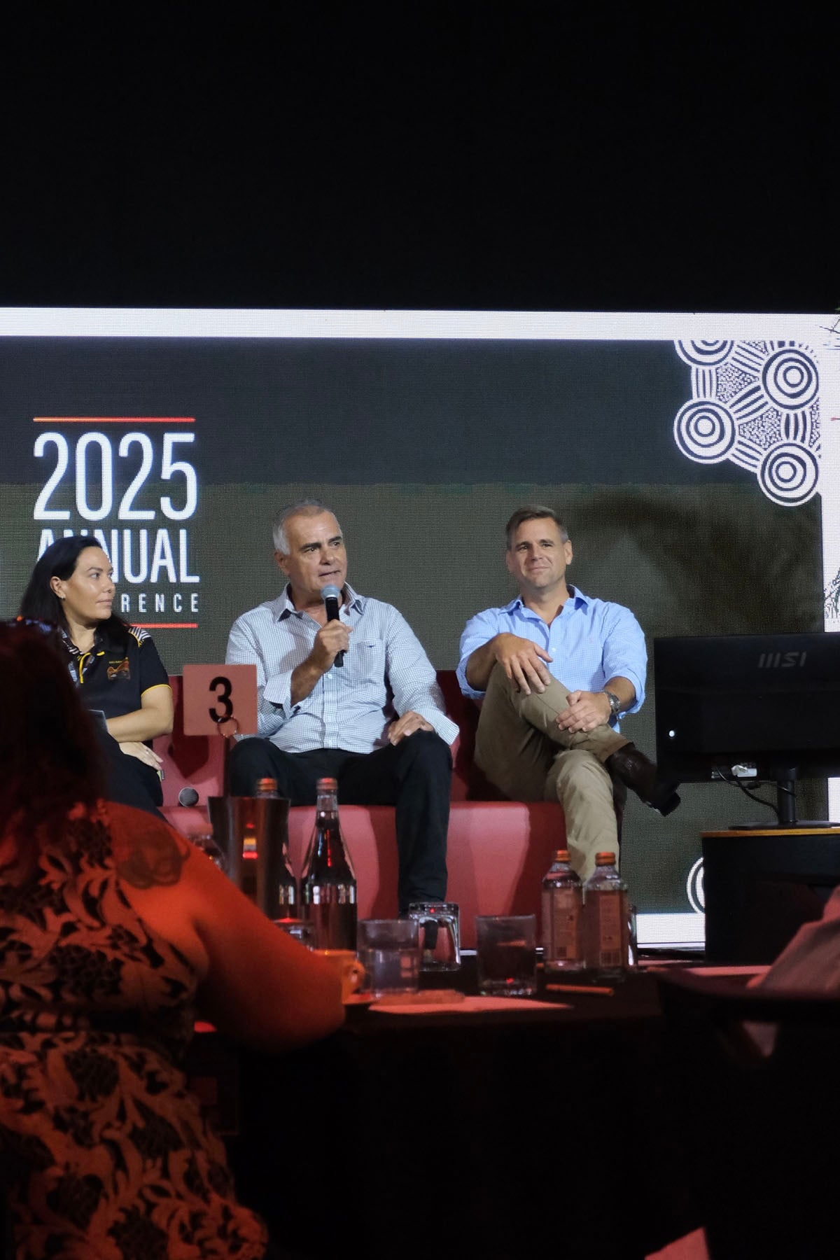 AEMEE 2025 Annual Conference panel discussing Indigenous business leadership and sector participation.