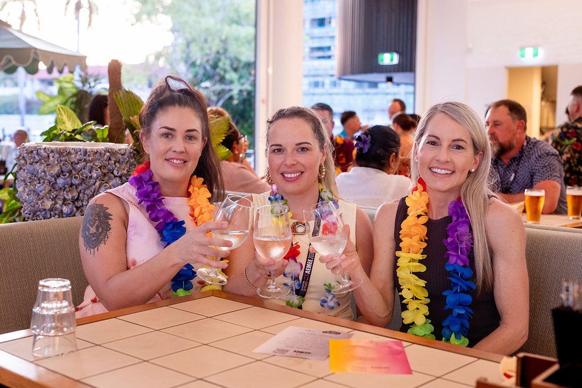 Delegates celebrating at the AEMEE 2025 Annual Conference networking night in Darwin