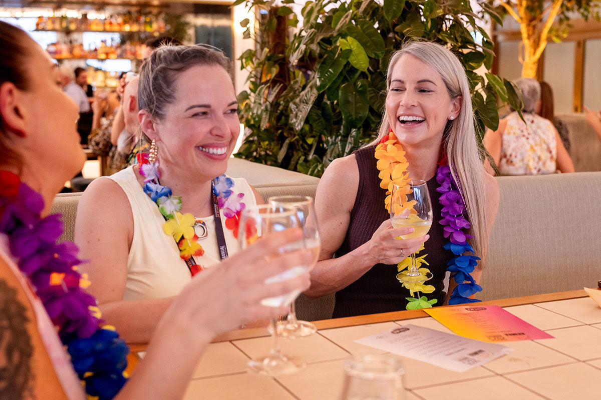 Delegates enjoying the AEMEE 2025 Annual Conference networking night in Darwin