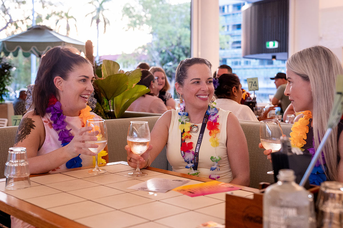Delegates at the AEMEE 2025 Annual Conference networking night in Darwin