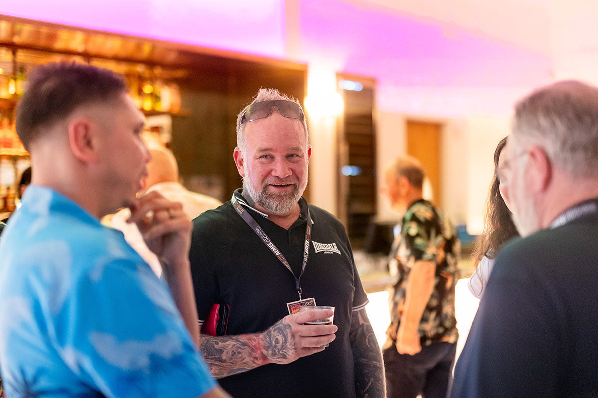Delegates in conversation at the AEMEE 2025 Annual Conference networking night in Darwin