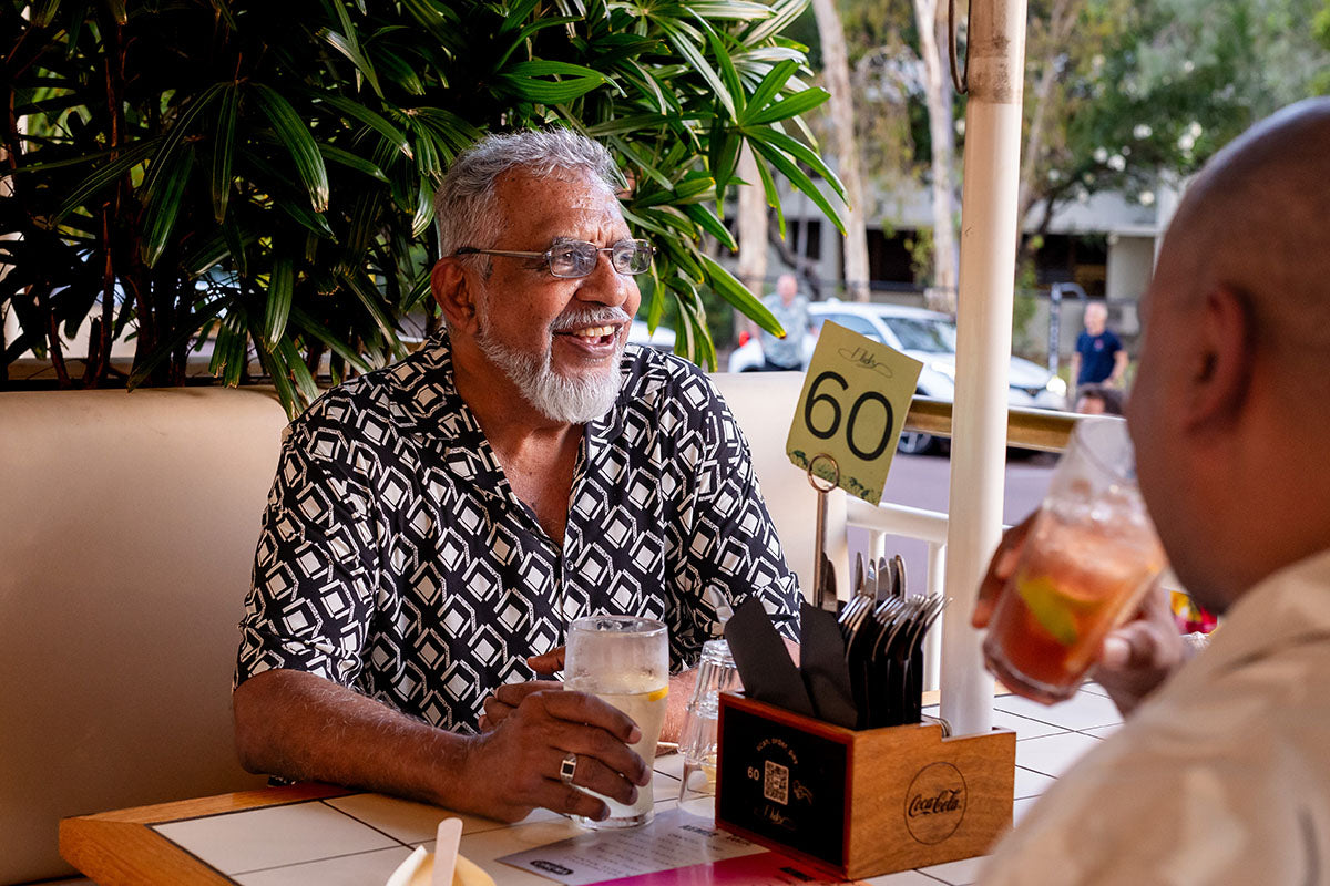 Delegate at the AEMEE 2025 Annual Conference networking night in Darwin