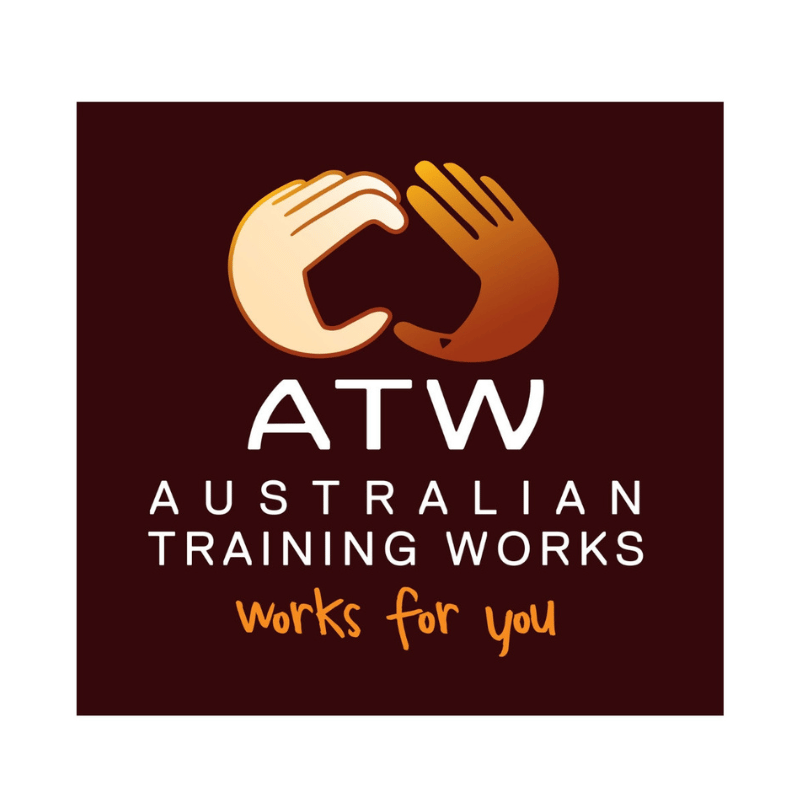 Australian Training Works (ATW) logo — 2023 AEMEE Resource Sector Collaboration of the Year Winner