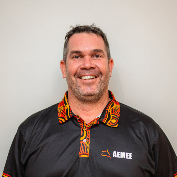 AEMEE Board Member Brendan Bishop, Managing Director of First Enterprises, representing Indigenous business capability.