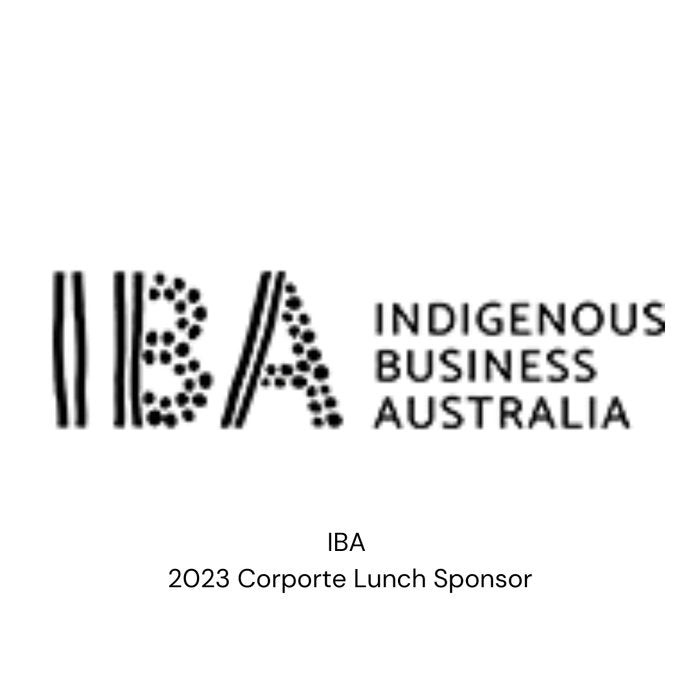  Indigenous Business Australia (IBA) logo — AEMEE 2023 Corporate Lunch Sponsor