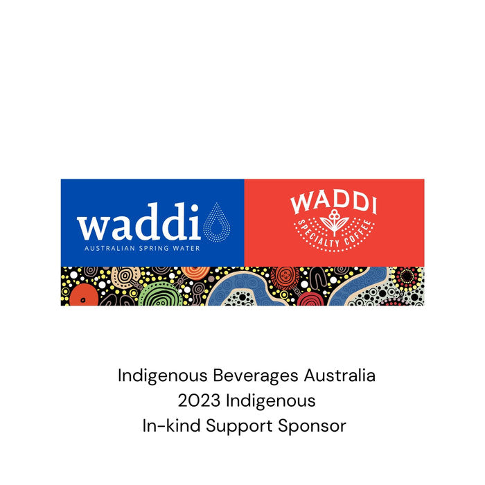 Waddi Indigenous Beverages Australia logo — AEMEE 2023 Indigenous In-kind Support Sponsor